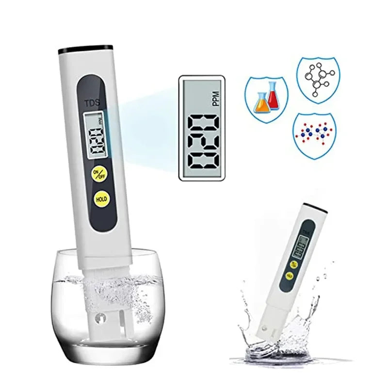 ADVANCED™ High Accuracy Digital TDS Meter – Water Quality Tester Pen for RO Systems, Drinking Water, Aquariums, Hydroponics & Swimming Pools