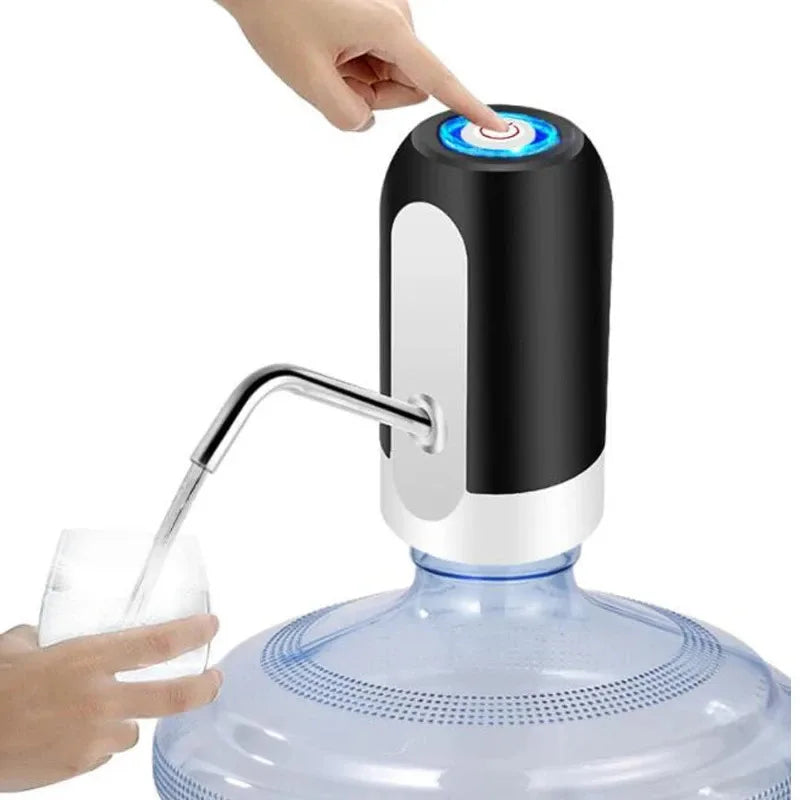 Portable USB Rechargeable Electric Water Bottle Pump – Automatic Drinking Dispenser for Home, Office & Outdoor Use