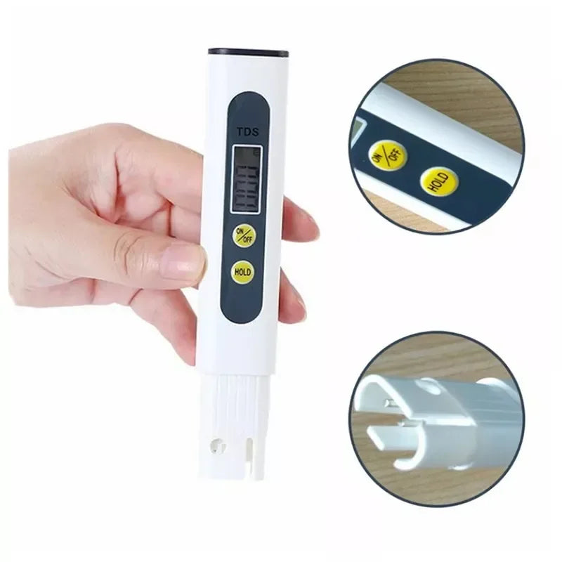ADVANCED™ High Accuracy Digital TDS Meter – Water Quality Tester Pen for RO Systems, Drinking Water, Aquariums, Hydroponics & Swimming Pools