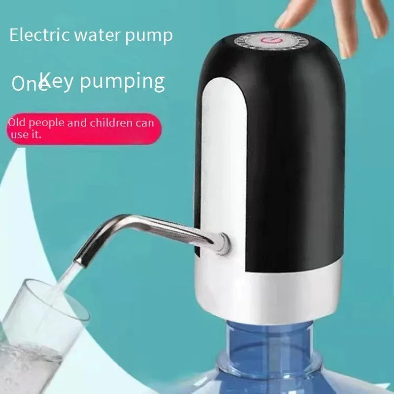 Portable USB Rechargeable Electric Water Bottle Pump – Automatic Drinking Dispenser for Home, Office & Outdoor Use