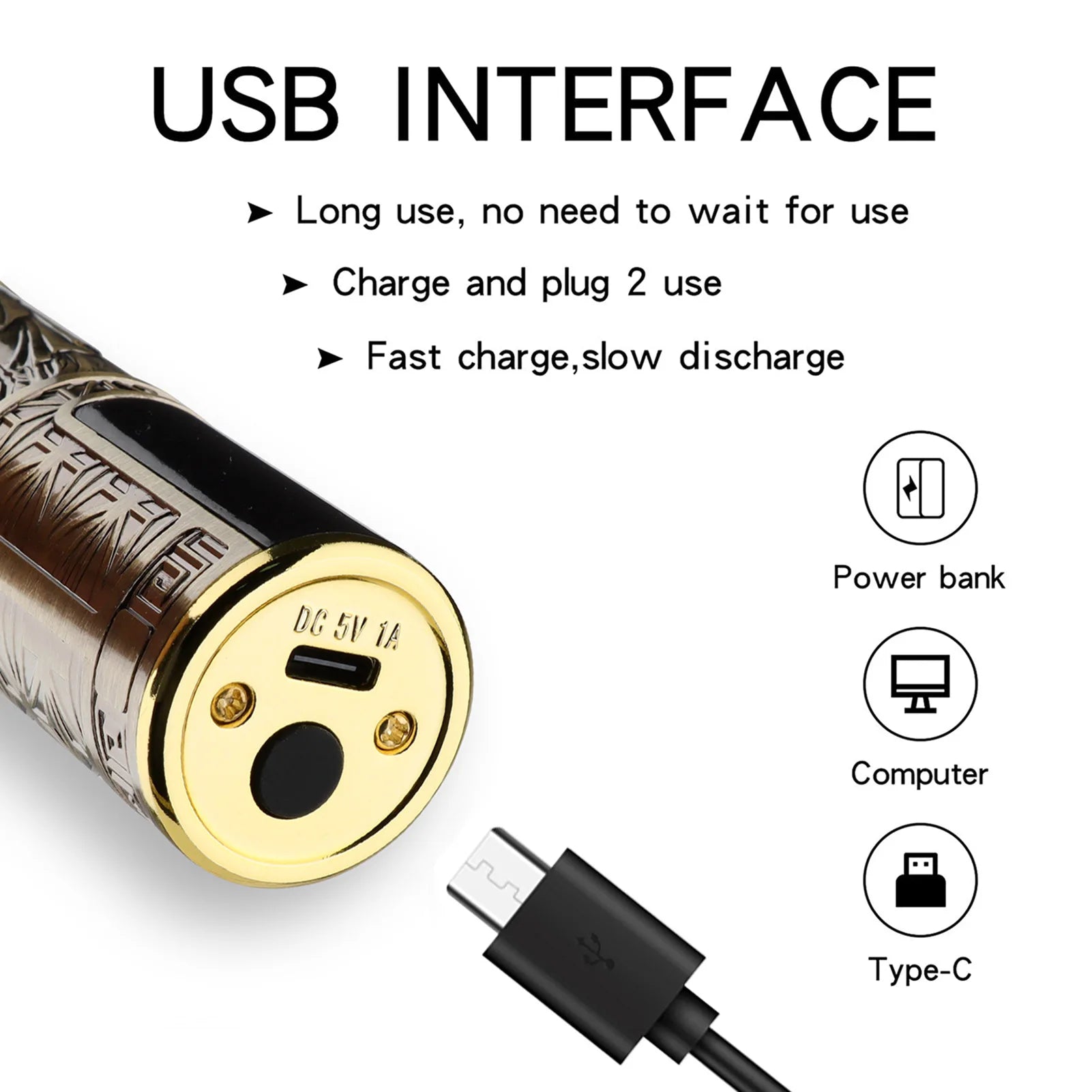 T9 Vintage Electric Hair Trimmer for Men | Professional Cordless Hair Cutting & Shaver Machine | Rechargeable Barber Clipper & Beard Trimmer for Men and Boys (No Color Choice)